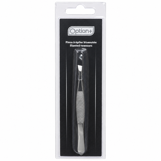 OPTION+ SLANTED TWEEZERS