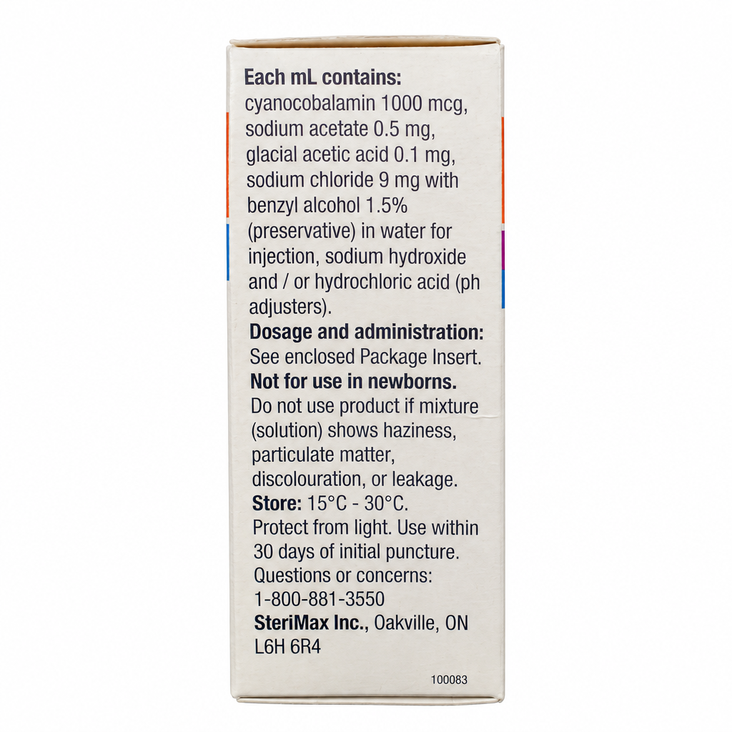 STERIMAX VITAMIN 12 10000MCG/10ML