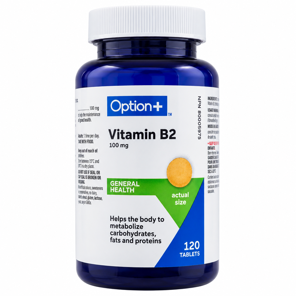 OPTION+ VITAMIN B2 120 S
