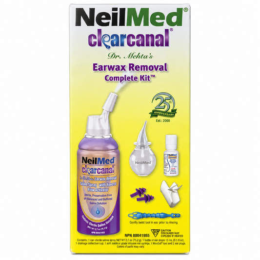 NeilMed ClearCanal Ear Wax Removal Complete Kit 75 mL