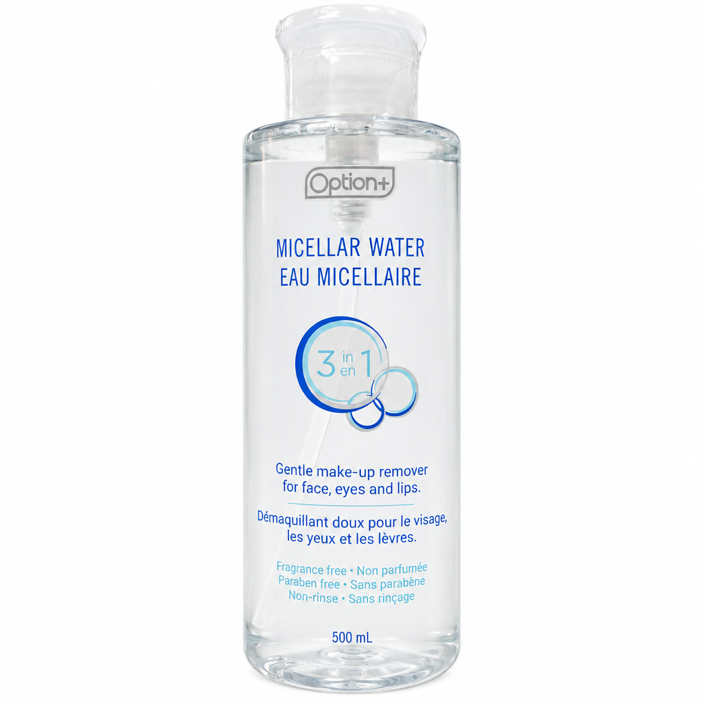 Option+ 3-in-1 Micellar Water, 500 mL