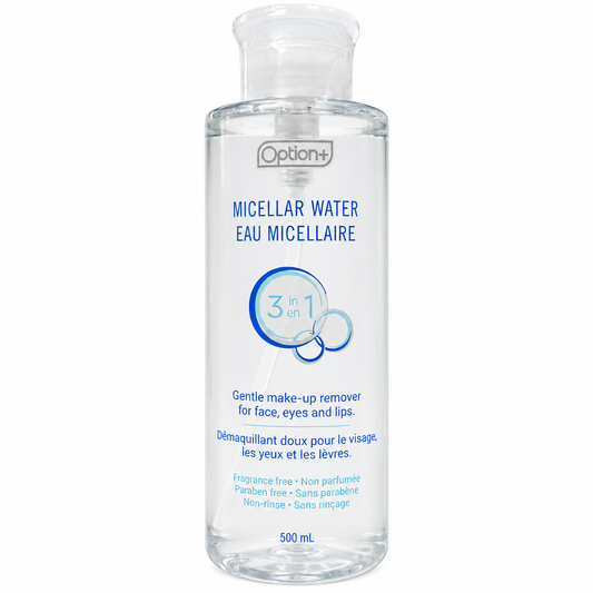Option+ 3-in-1 Micellar Water, 500 mL