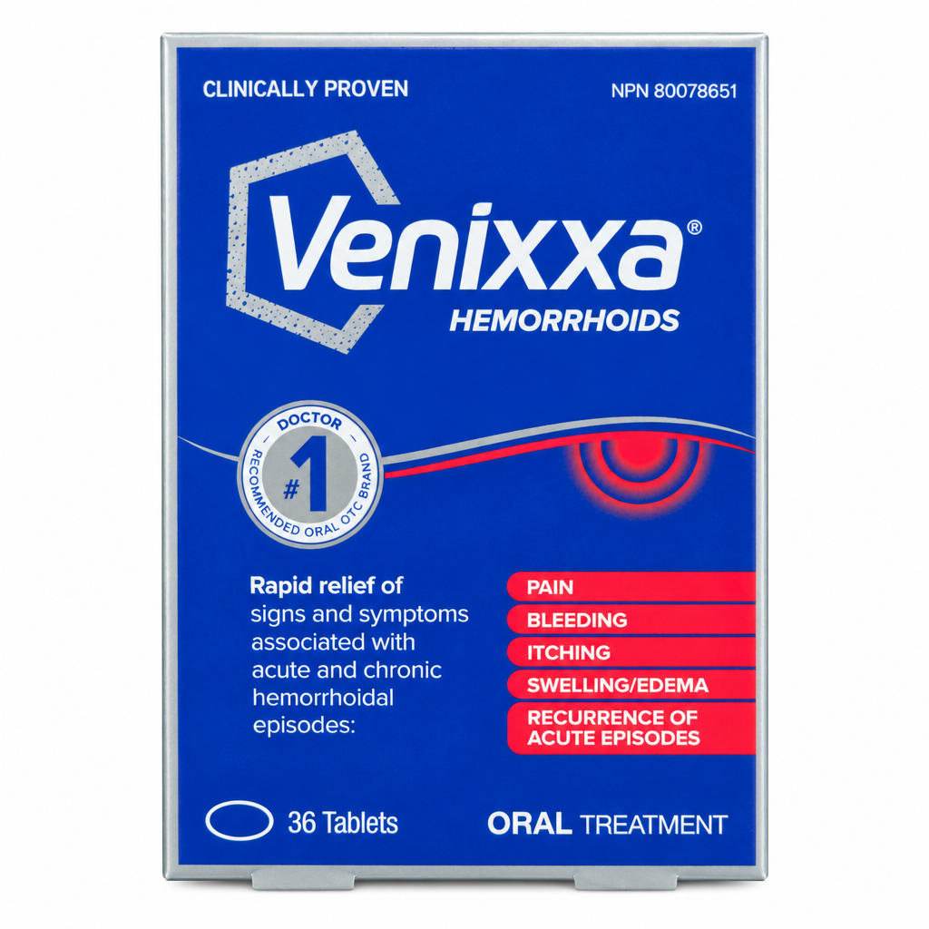Venixxa Hemorrhoids 500 mg Tablets, 36 Tablets