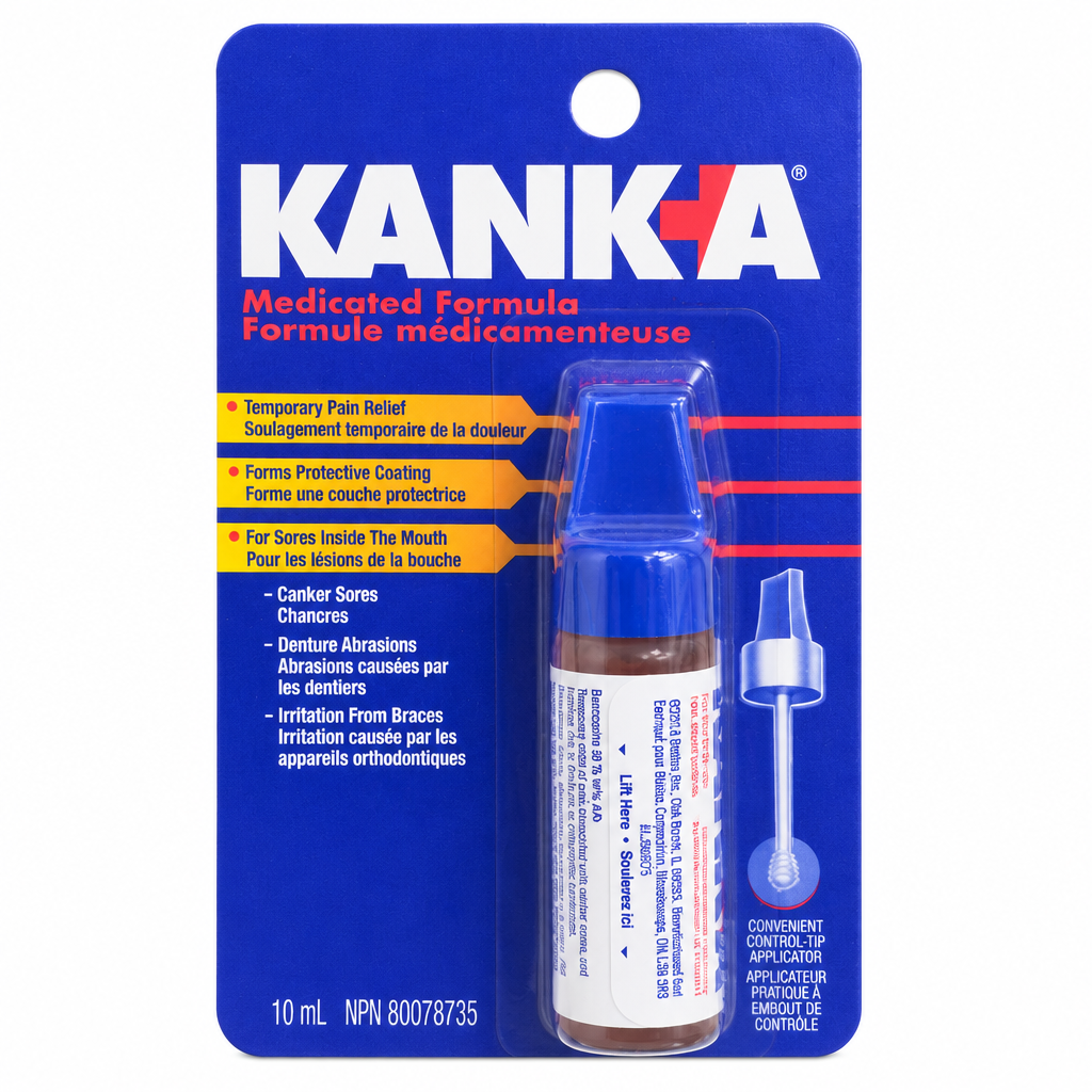 Kank-A Medicated Formula Mouth Pain Liquid, 10 mL