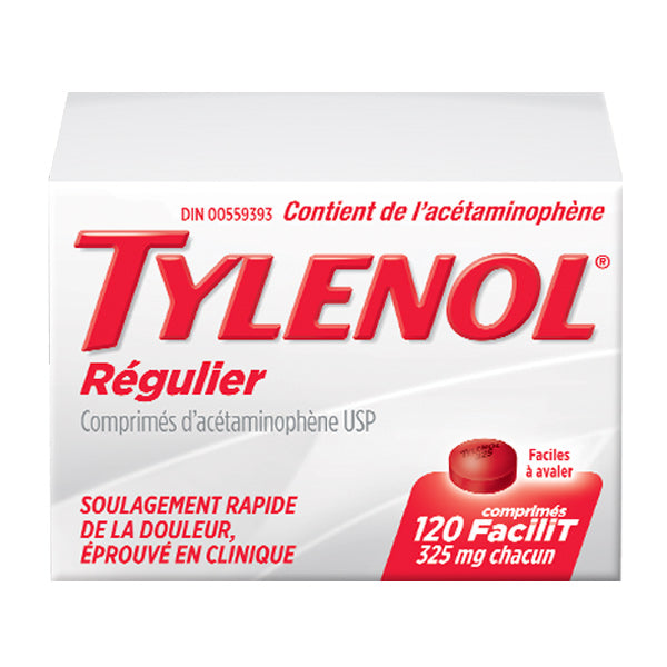 TYLENOL Regular Strength 325 mg EZTabs, 120 Tablets