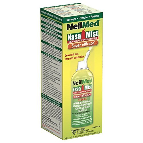 NeilMed NasaMist Extra Strength Hypertonic Saline Nasal Spray, 125 mL