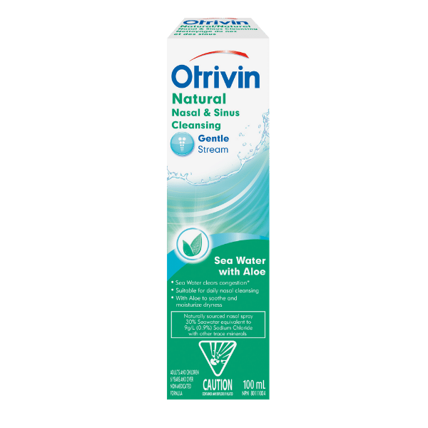 Otrivin Natural Sea Water & Aloe Gentle Stream Nasal Spray 100 mL