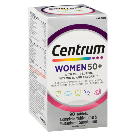 Centrum Women 50+ Multivitamin & Multimineral Tablets, 90 Count