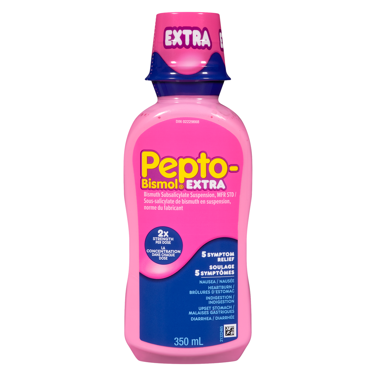 Pepto Bismol Extra Strength Liquid, Original Flavour, 350 mL