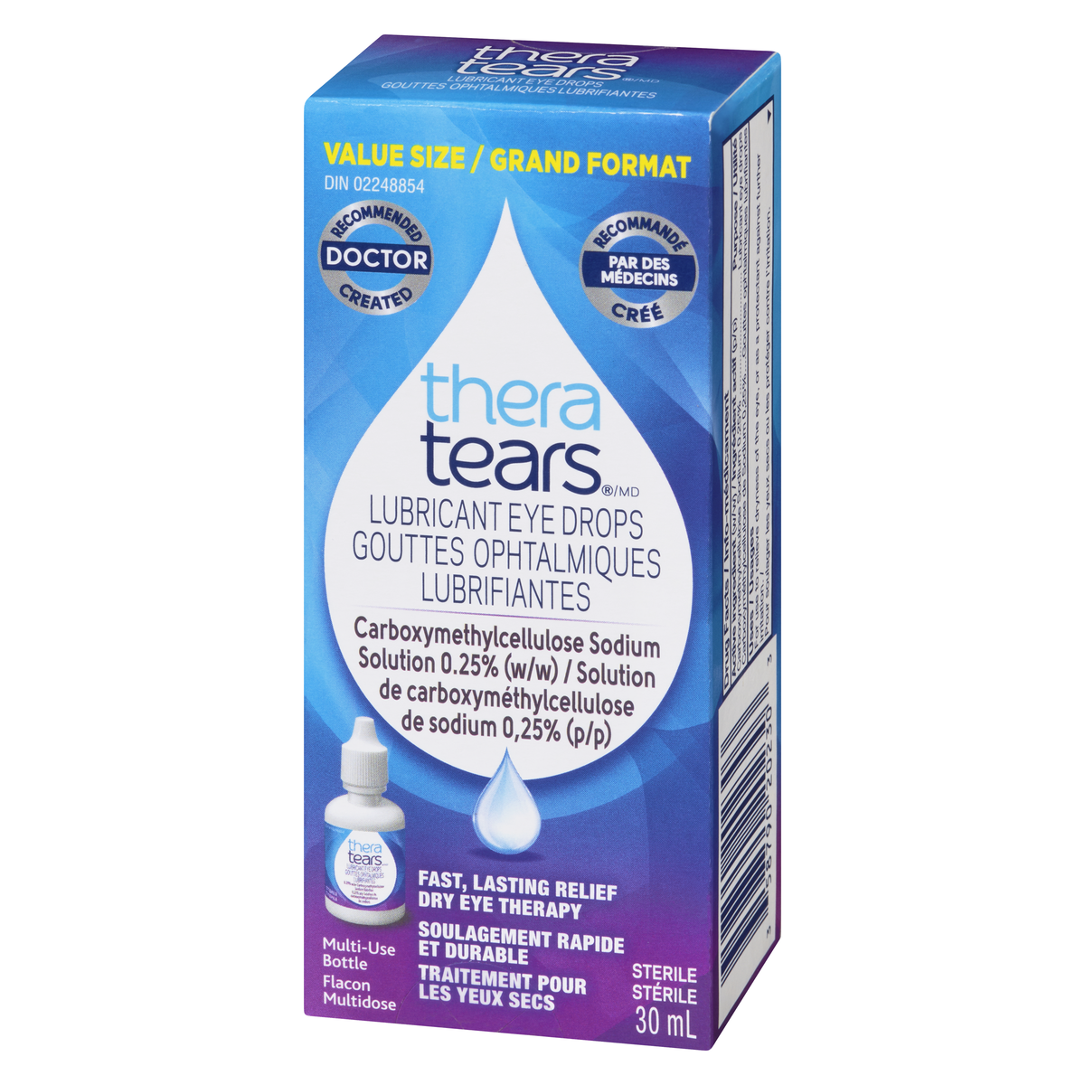 TheraTears Lubricant Eye Drops, 30 mL