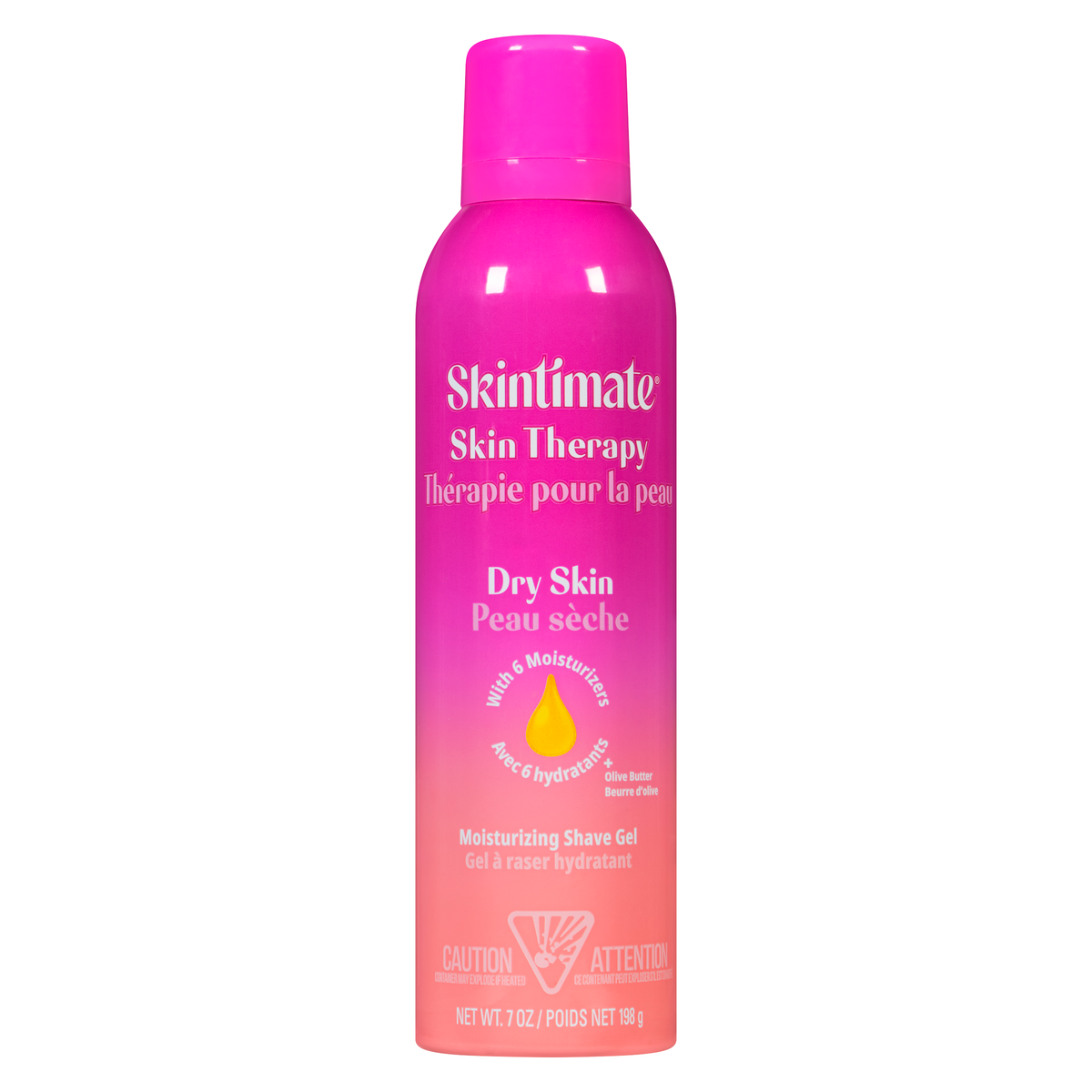 Skintimate Skin Therapy Moisturizing Shave Gel for Dry Skin, 198 g