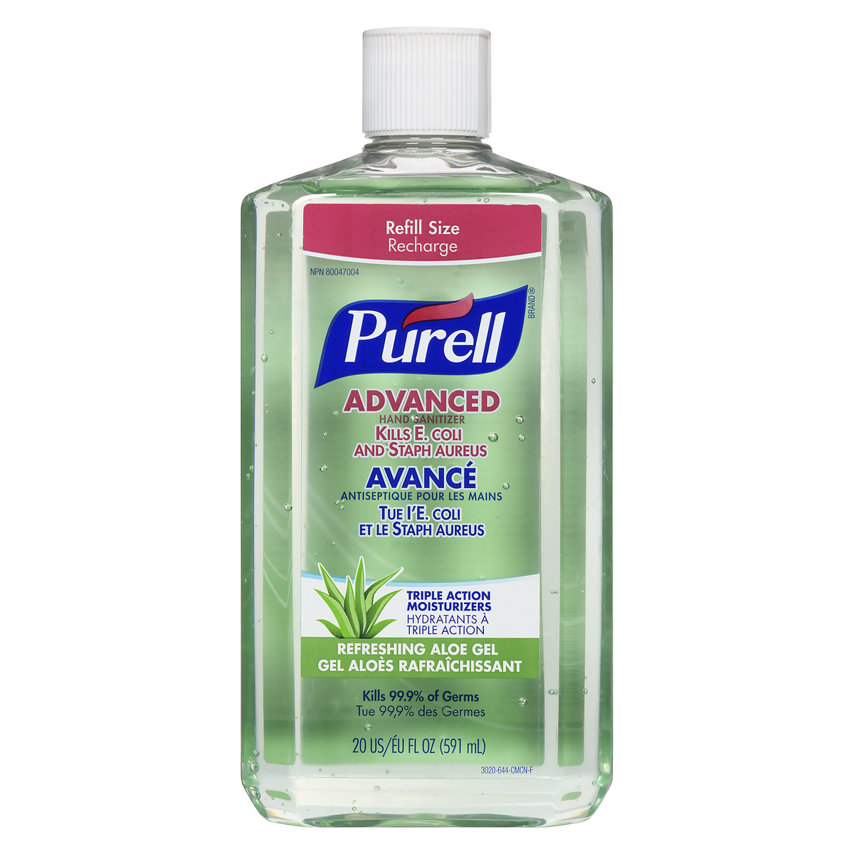 PURELL Advanced Hand Sanitizer Refreshing Aloe Gel, 591 mL