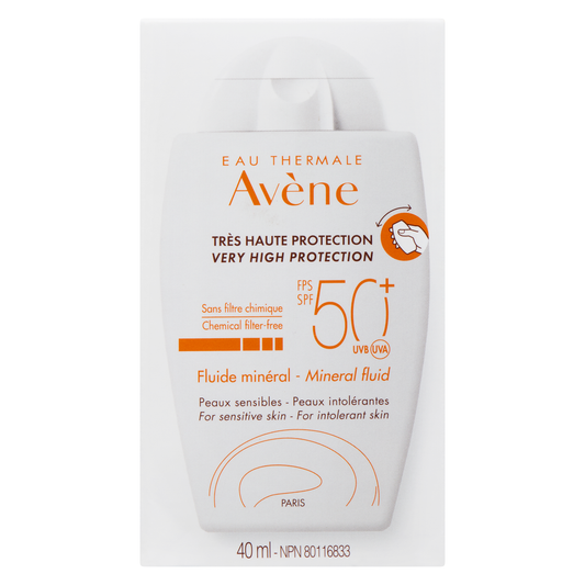 Avène Mineral Fluid Sunscreen SPF 50+ 40 mL