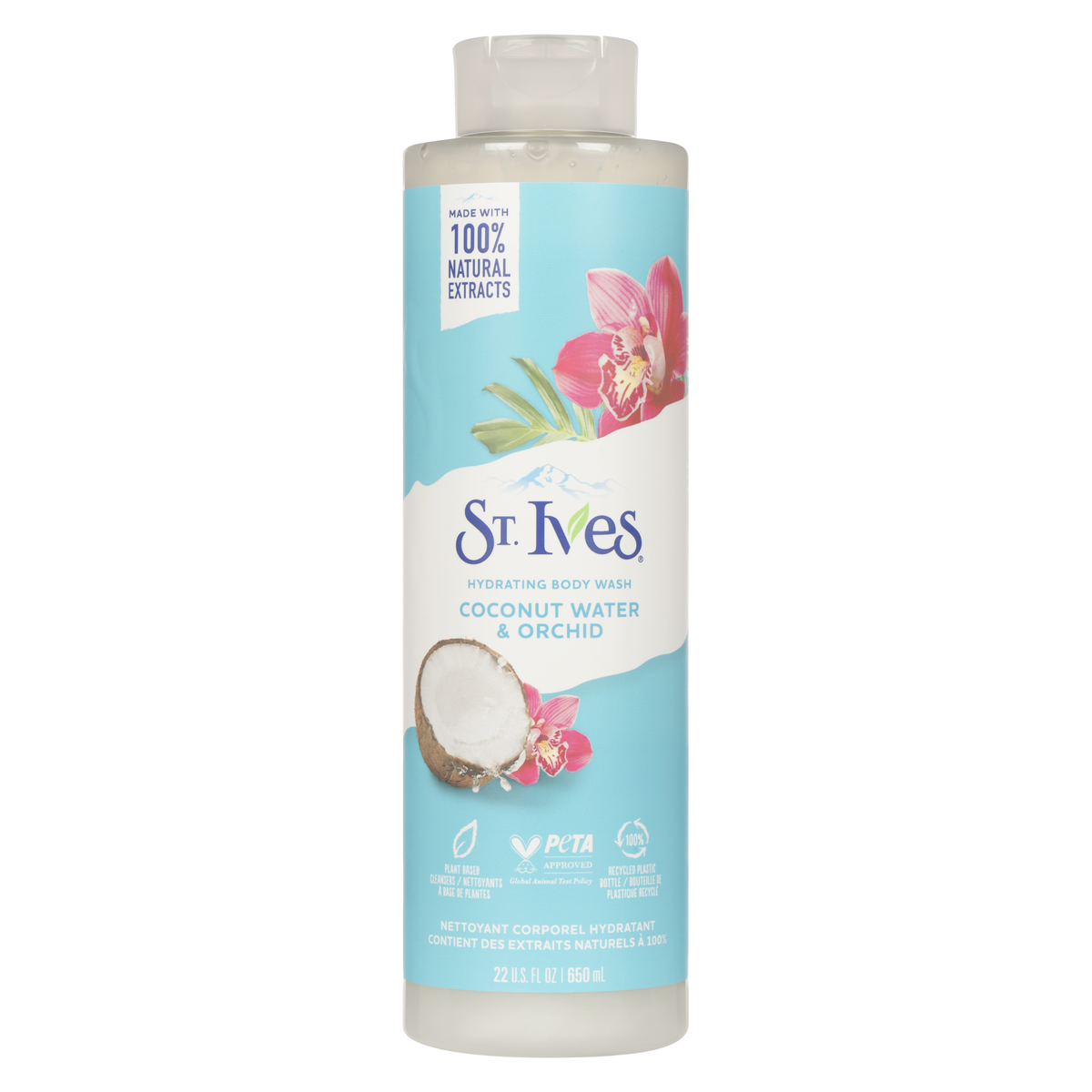 St. Ives Hydrating Body Wash Coconut Water & Orchid 650 mL
