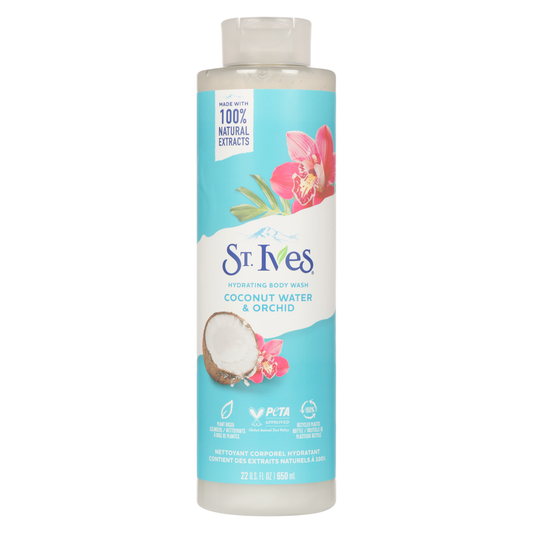 St. Ives Hydrating Body Wash Coconut Water & Orchid 650 mL