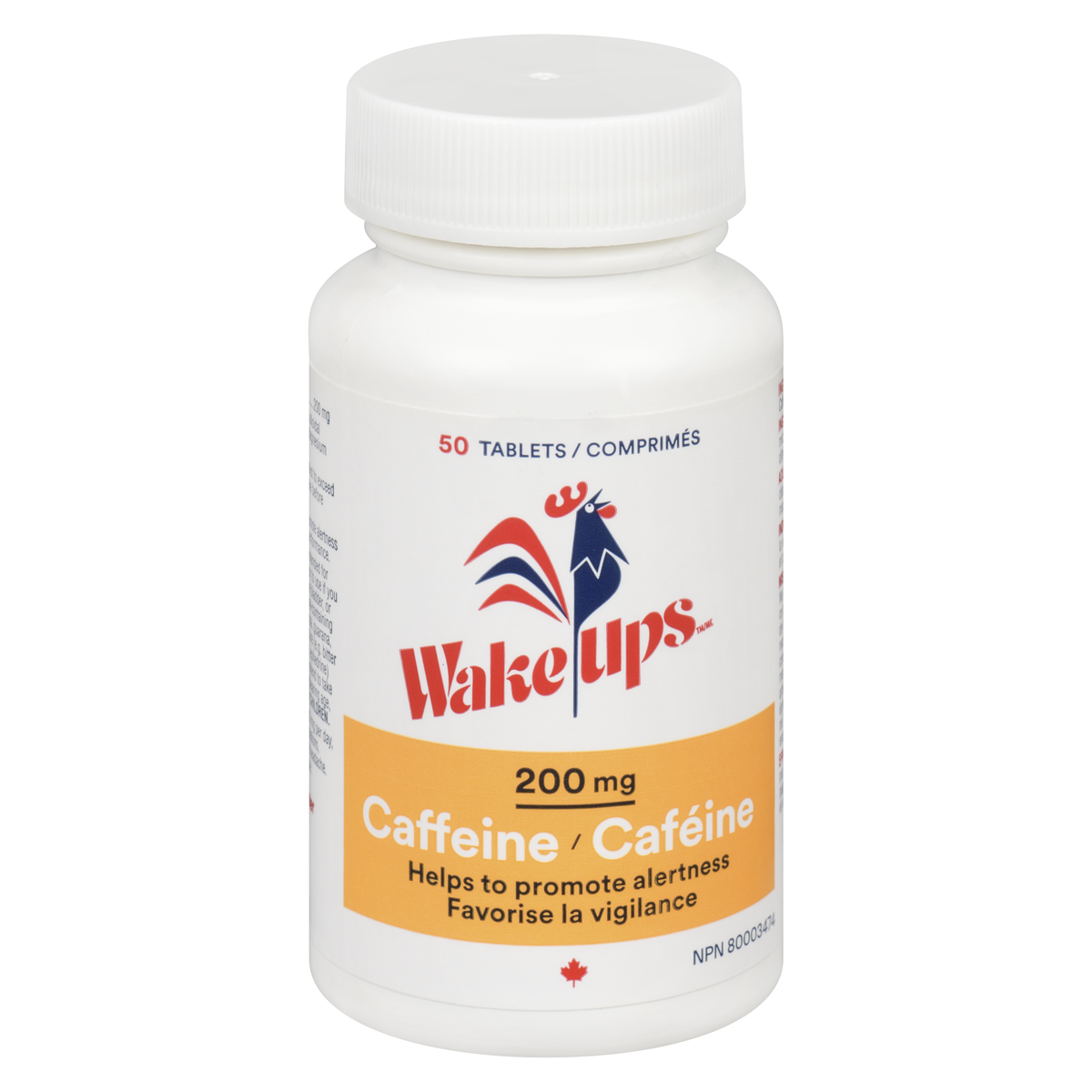 Wake-Ups Extra Strength Caffeine Tablets 200 mg, 50 Tablets