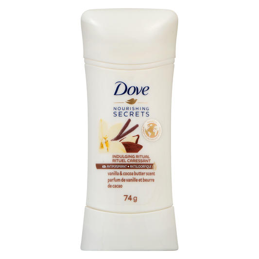 Dove Advanced Care Antiperspirant Stick, Vanilla & Cocoa Butter, 74 g