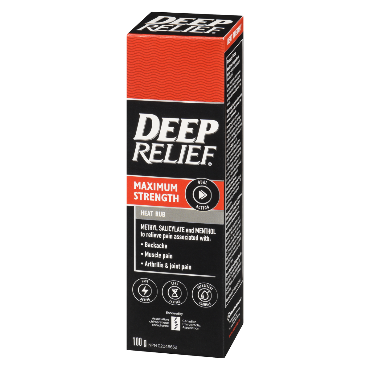 Deep Relief Maximum Strength Heat Pain Relief Rub 100 g