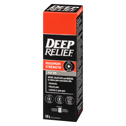 Deep Relief Maximum Strength Heat Pain Relief Rub 100 g