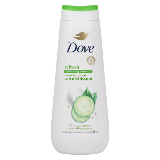 Dove Refreshing Body Wash Cucumber & Green Tea, 591 mL