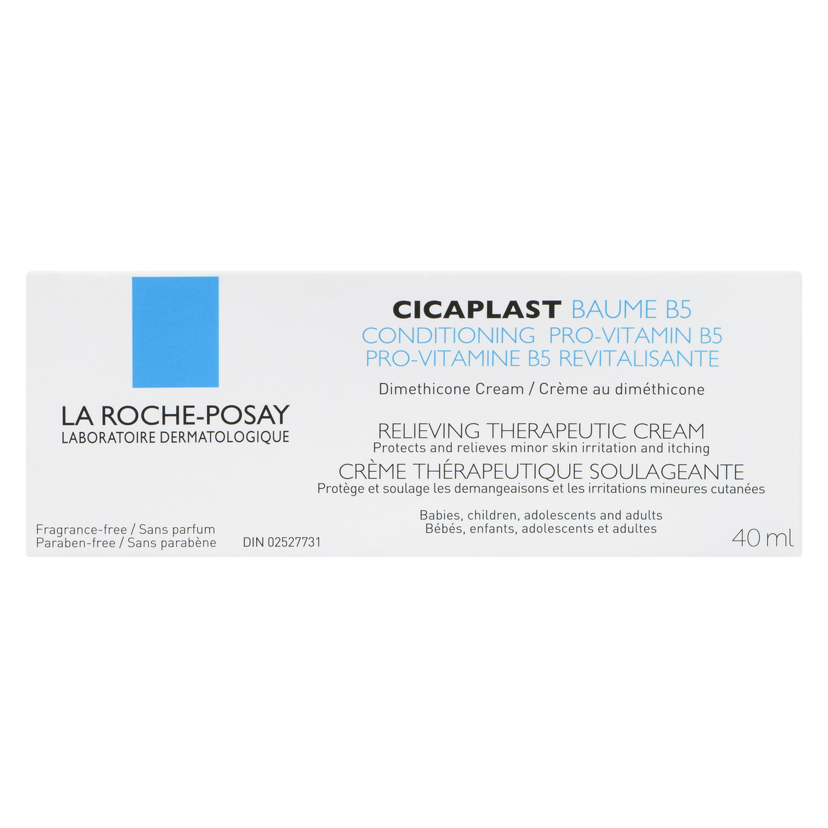 La Roche-Posay Cicaplast Baume B5 Soothing Relieving Balm, 40 mL