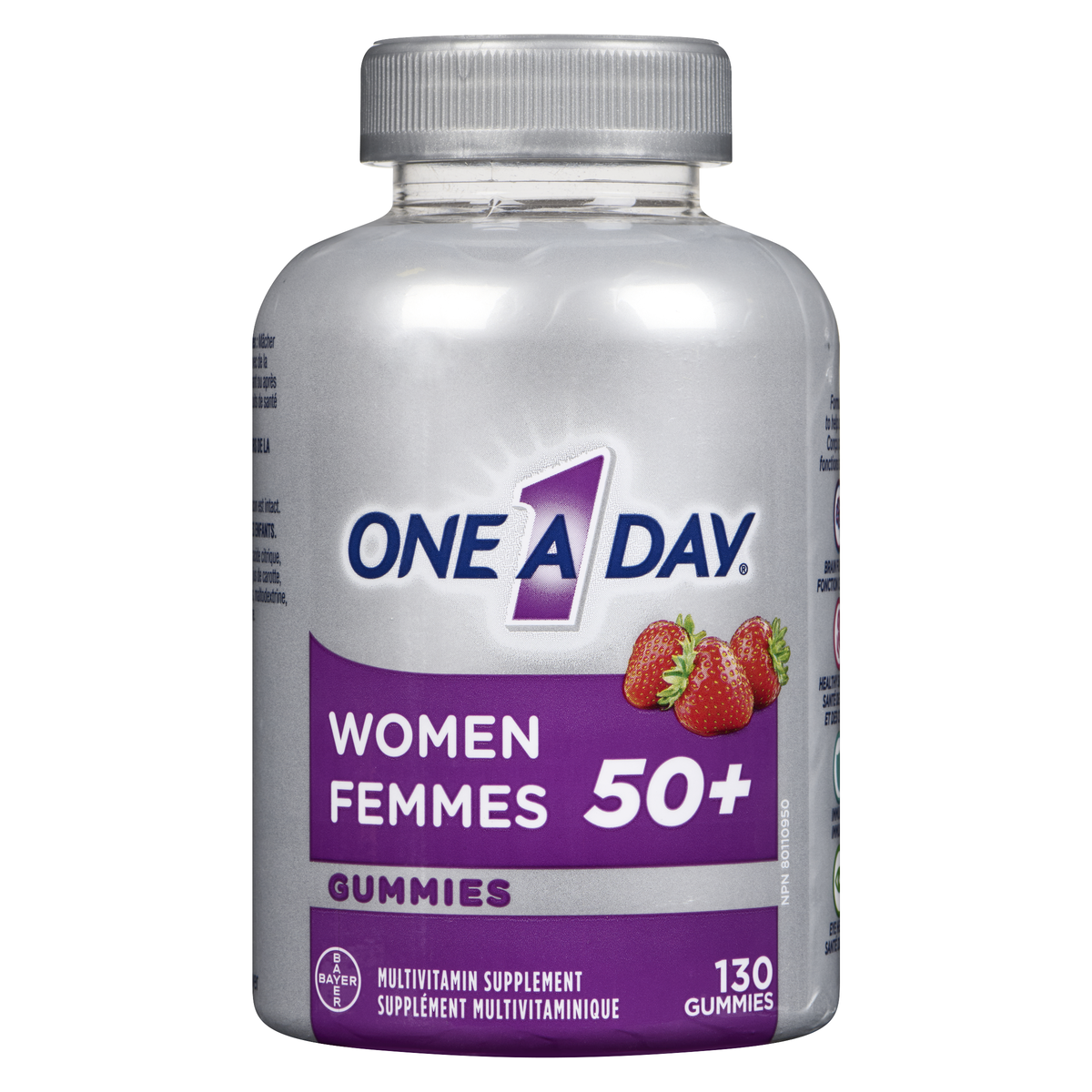 One A Day Women 50+ Multivitamin Gummies, 130 Gummies