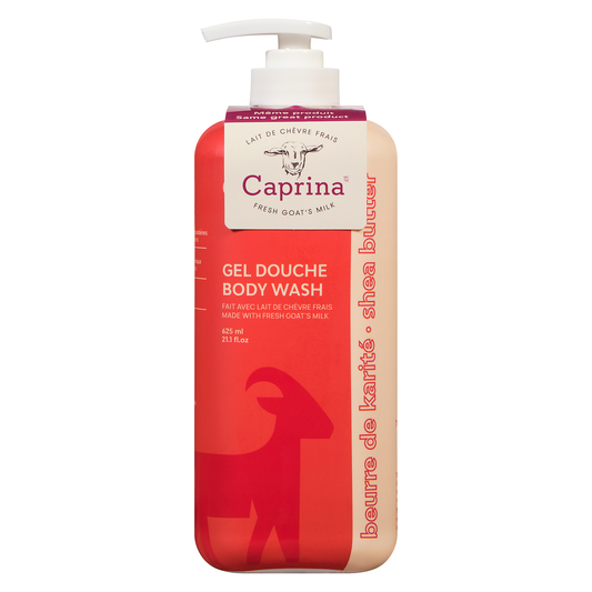 Caprina Goat's Milk Body Wash with Shea Butter, 625 mL