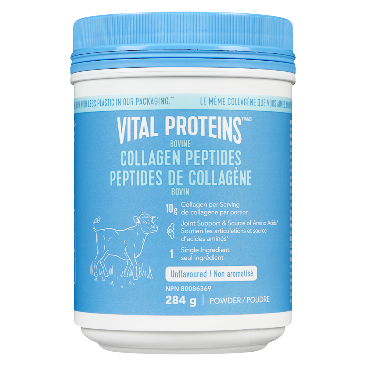 Vital Proteins Bovine Collagen Peptides Unflavoured Powder 284 g