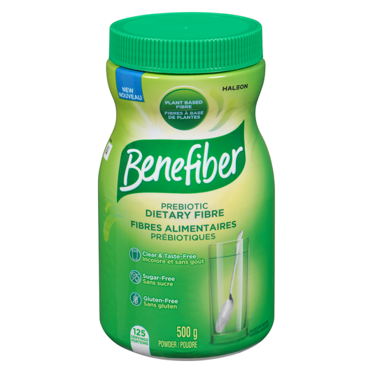 Benefiber Prebiotic Dietary Fibre Powder, 125 Servings, 500 g