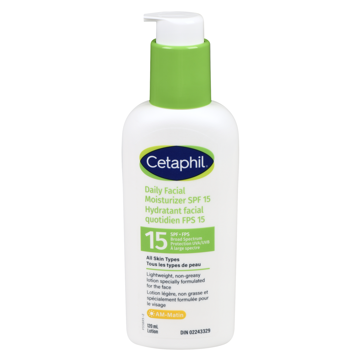 Cetaphil Daily Facial Moisturizer SPF 15, 120 mL