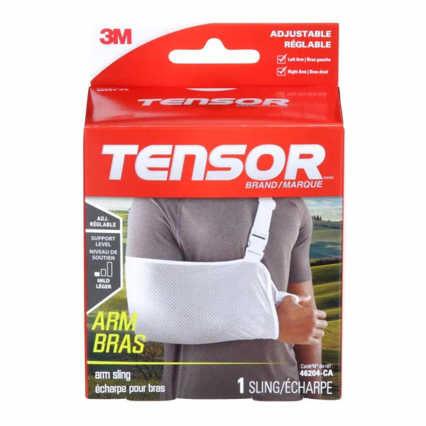 Tensor Adjustable Arm Sling, Grey, One Size