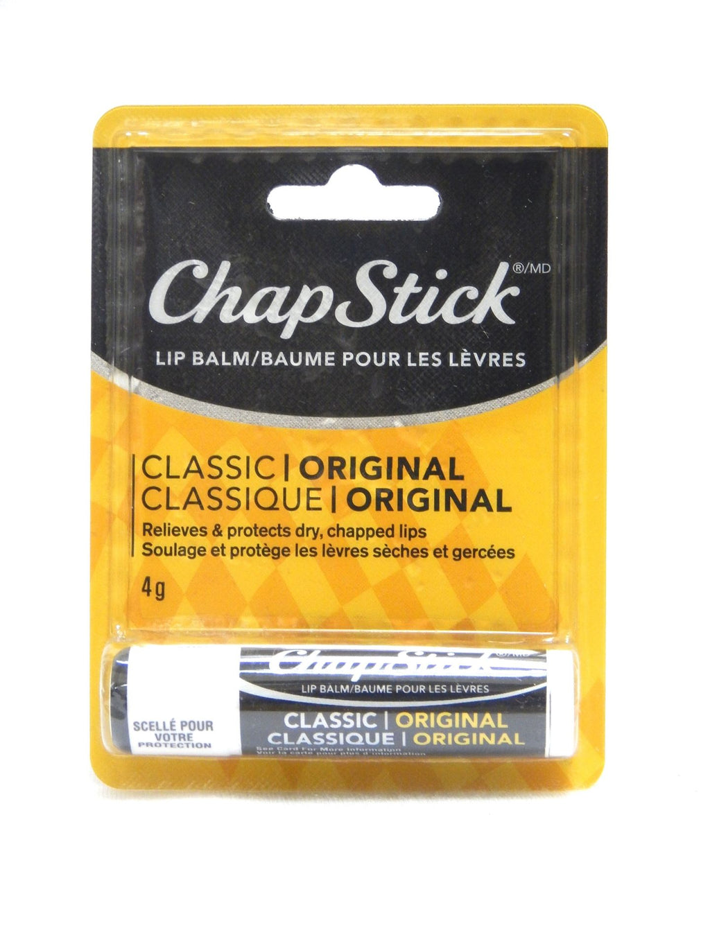 ChapStick Classic Original Lip Balm, 4 g