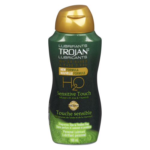Trojan H2O Sensitive Touch Water-Based Personal Lubricant, 163 mL