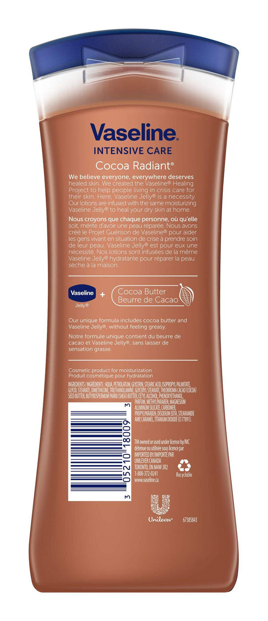 Vaseline Intensive Care Cocoa Radiant Body Lotion, 295 mL