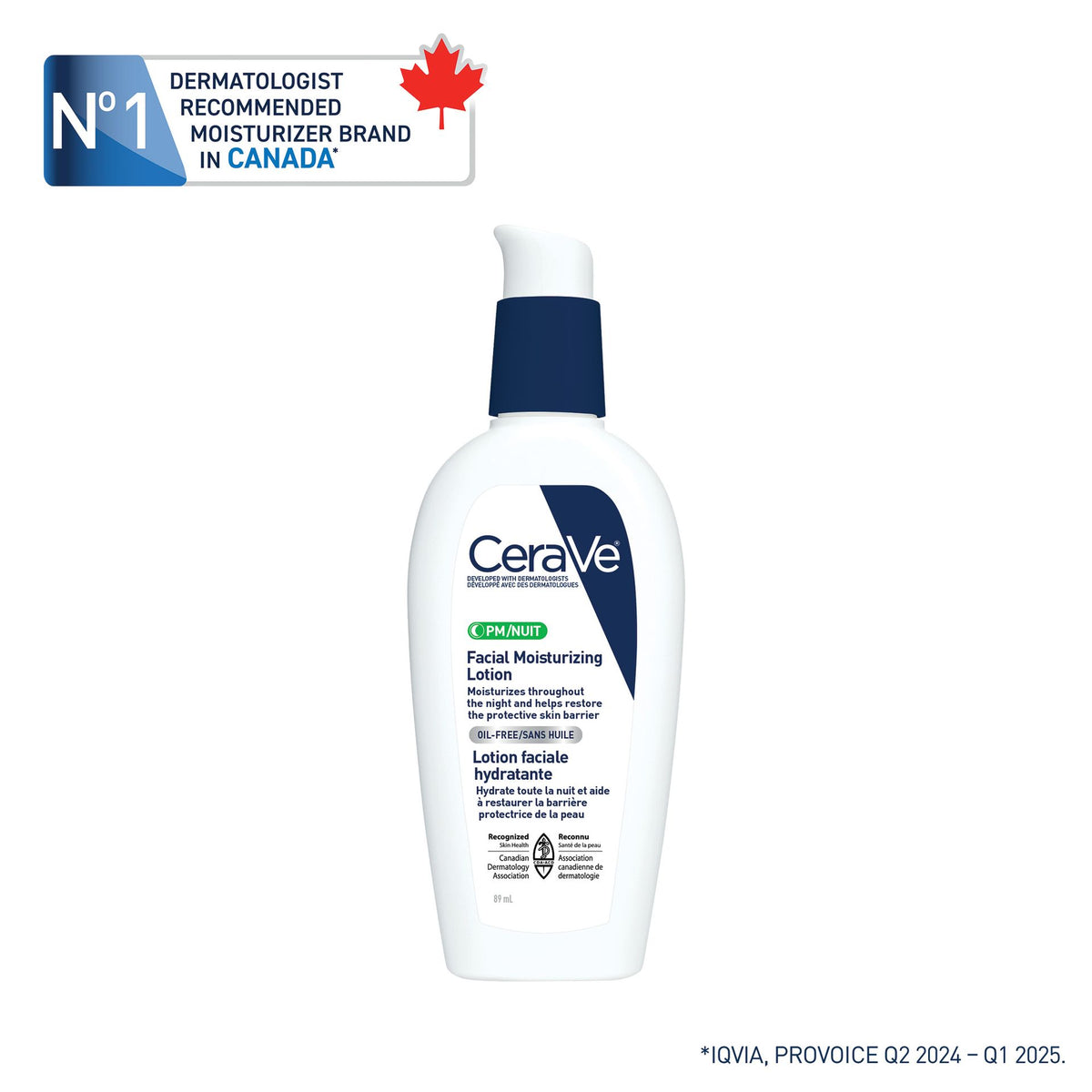 CeraVe PM Facial Moisturizing Lotion, 89 mL