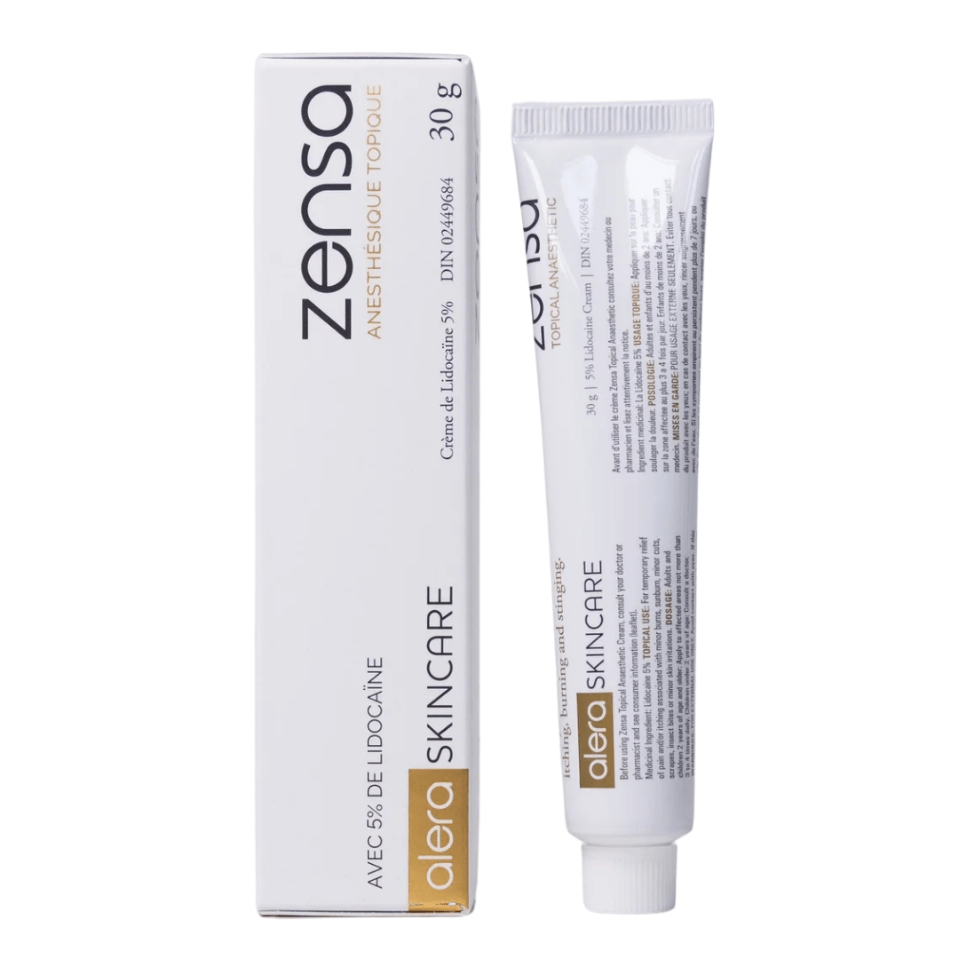Zensa 5% Lidocaine Topical Anesthetic Cream 30 g