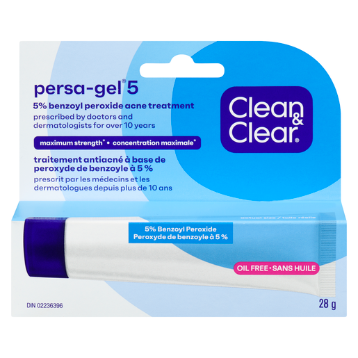 Clean & Clear Persa-Gel 5 Maximum Strength Acne Treatment, 28 g