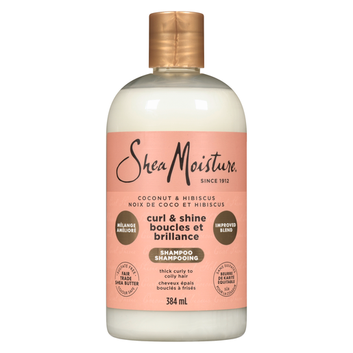 SheaMoisture Coconut & Hibiscus Curl & Shine Shampoo, 384 mL