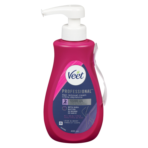 Veet Professional Hair Removal Cream for Legs & Body, 400 mL