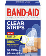 J&J BAND-AID CLEAR ASST 45'S - Queensborough Community Pharmacy