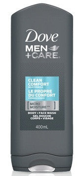 DOVE MEN BODY WASH CLEAN COMF WITH BONUS 400ML - Queensborough Community Pharmacy
