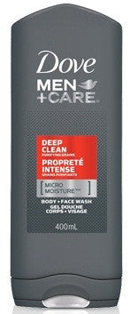 DOVE MEN BODY WASH DEEP CLEAN 400ML - Queensborough Community Pharmacy