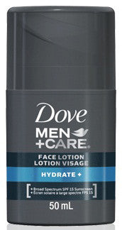 DOVE MEN CARE FACE LOTION SENS+SPF15 50ML - Queensborough Community Pharmacy
