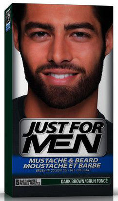 JUST FOR MEN MUSTACHE, BEARD, & SIDEBURNS DARK BROWN #1162 - Queensborough Community Pharmacy