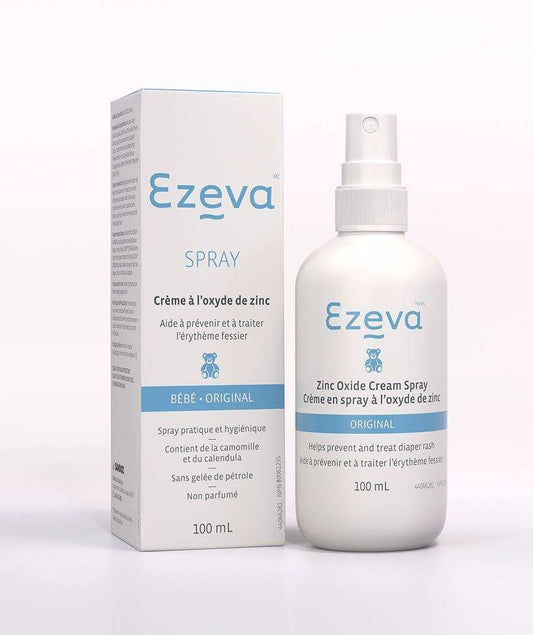 EZEVA BABY ORIGINAL DIAPER RASH SPRAY 100ML - Queensborough Community Pharmacy