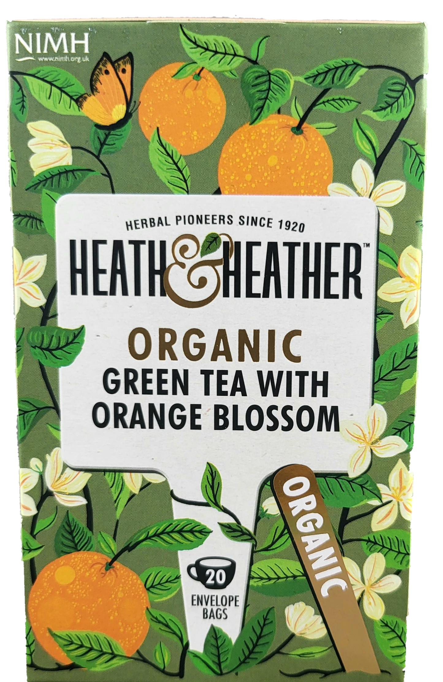Heath & Heather Organic Green Tea & Orange Blossom