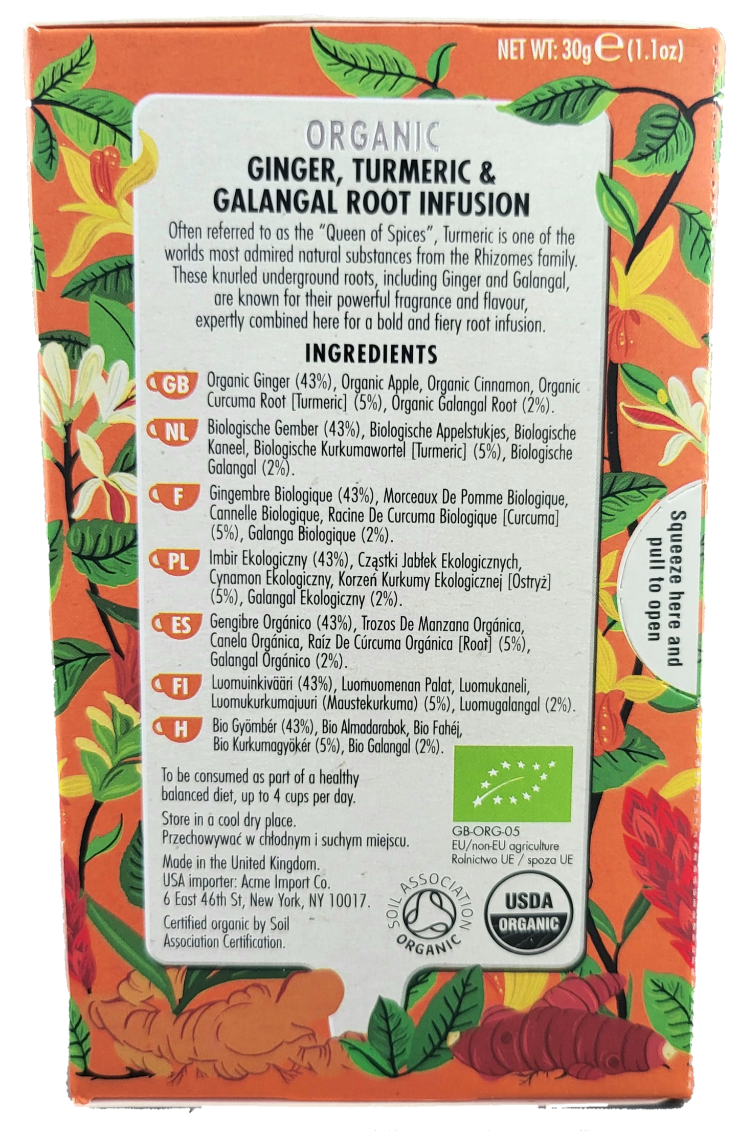 Heath & Heather Organic Turmeric Root Brew