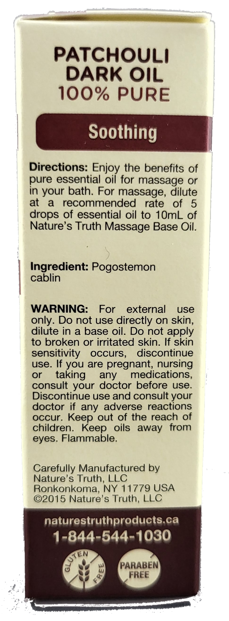 Nature's Truth Patchouli Dark Oil 15ml