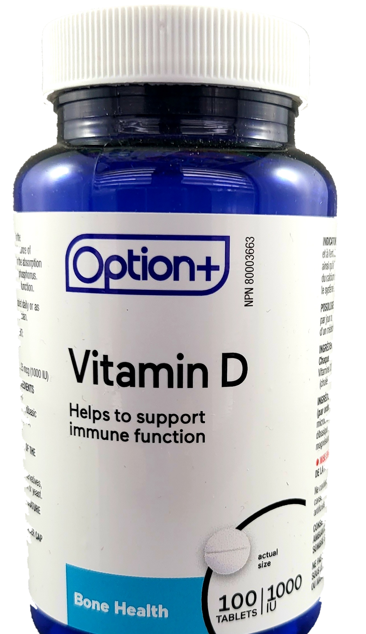 OPTION+ VITAMIN D 1000 IU 100'S