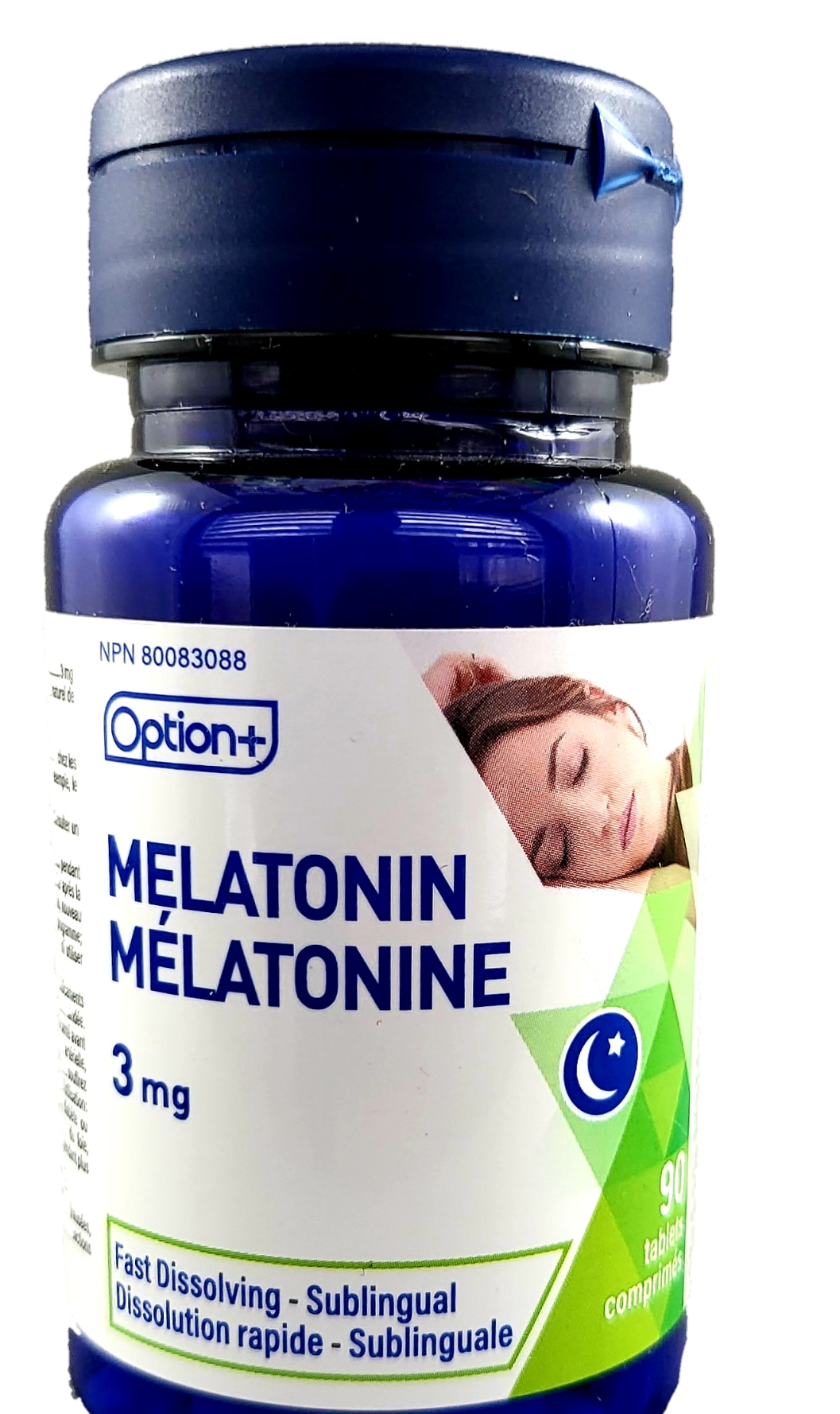 OPTION+ MELATONIN SUBLINGUAL 3MG 90'S